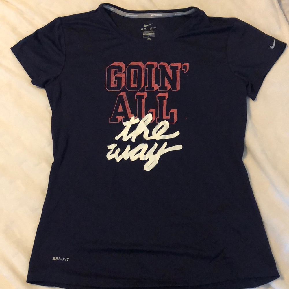 NWOT, Nike dri-fit tee, dark purple